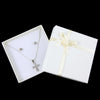 Boxed Diamante Cross Pendant and Earrings Set With Box