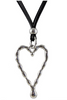 Antique Silver Coloured Heart Necklace