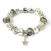 Silver Plated 'Champagne Glamour' Charm Bracelet
