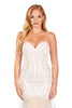 Ebony - Ivory Sweetheart Fishtail Dress