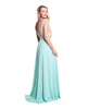 Ellie - Beaded Bodice With Full Mint Chiffon Skirt