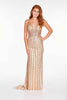 Eve - Champagne Gold Beaded Gown