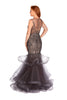 Ivy - Beaded Fishtail With Tiered Tulle Skirt