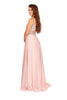 Katie - Beaded Blush Bodice With Full Chiffon Skirt.