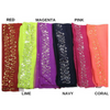 Chiffon Sarong With Sequin Pattern in different colours