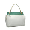 White Diamante Elegant Solid Fashion Handbag