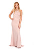 Sadie - Light Pink Figure hugging Jersey Dress