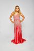 Vivian - Heavily Beaded Red Gown