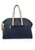 Blue Patchwork & Rivets Grab / Shoulder Bag