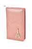 Pink Tower Decoration Solid Small Wallet