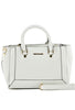 White Rectangular Shopper Style Handbag